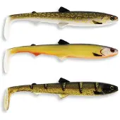 Westin Bull Teez Shadtail Pehmeä Viehe 107g 240 Mm 12 Yksiköt