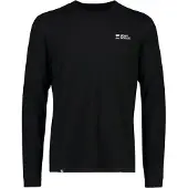 Mons Royale Men's Cascade Merino Base Layer Long Sleeve Black Kerrasto yläosat S