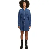 G-Star Belted Shirt Dress L\S Wmn - Blue - XXS