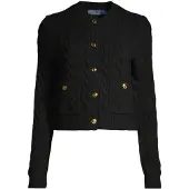 Ralph Lauren for woman. 211978312001 Black wool cardigan (S), Casual