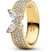 Pandora Timeless kimaltava perhonen kullattu sormus 164270C01-56