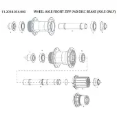Sram 76d Disc Brake Etupyörän Akseli