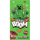 Minecraft Boom Towel - 70X140 - Green - 70X140CM
