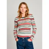 Pepe Jeans for woman. PL702258 North jumper multicolour multicolour (XS), Casual, Multicolor, Viscose