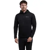 Montane Fury Lite Hoodie, fleecepaita, miesten, musta