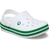 Crocs Crocband Kids Pistokkaat, White/Green Ivy, 20-21