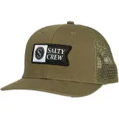 Salty Crew Pinnacle Retro Trucker Kids Lippis vihreä