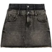 G-Star Carter Double Waistband Mini Skirt - Medium blue - Women