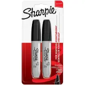 Sharpie pysyvt merkit | Taltan krki | Musta | 2 Laske