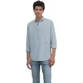 Silbon Sport Oxford 1/2 Pitkähihainen Kauluspaita