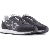 EA7 unisex. 7X000541_AF18609 Vintage navy trainers (36 2/3), Blue, Laces, Casual