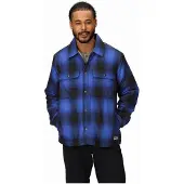 Marmot Men's Ridgefield Sherpa Flannel Shirt Jacket Oxide Blue Pitkähihaiset kauluspaidat S