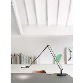 Luce Plan Pöytävalaisin , Musta, Työhuone / toimisto, Alumiini