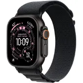 Apple Watch 49 mm musta Alpine-ranneke, keskikokoinen