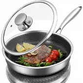 Edenberg -pannu kannella 24cm, tarttumaton, ruostumaton teräs