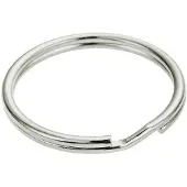 Stoker Teräs Nikkelöity Avaimenperä 40 Mm 100 Yksiköt
