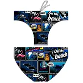 Turbo New Comic Waterpolo Uimahousut