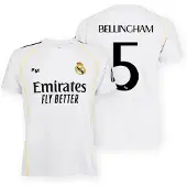 Real Madrid 25/26 Bellingham Koti Lyhythihainen T-paita