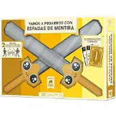 Asmodee Lyödään Toisiamme Teeskentelymiekoilla Sisältää 2 Vaahtomiekkaa Lautapeli