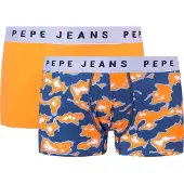 Pepe Jeans Camo Low Rise Boxerit 2 Yksiköt
