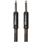 Roland Black Series Instrument Cable Straight/Straight 1/4" Jack 7.5m