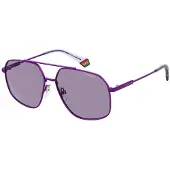 Big Buy Cooking Unisex Aurinkolasit - - PLD 6173S - Värillä Violet - Metallikehys - Trendikäs Tyyli