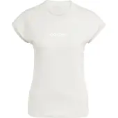 Adidas Toiminnallinen paita 'Essentials Linear' pastellinvihreä / offwhite
