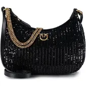Pinko Half Moon Crossbody-laukku 26 cm Musta