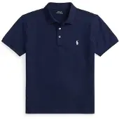 Ralph Lauren Custom Slim Fit Stretch Mesh Polo Shirt - Navy - XXL