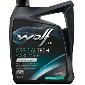 WOLF Officialtech Ms-f Sae 5w-30 5l Moottoriöljy