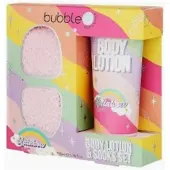 Raw Organic Bubblet Rainbow Body Lotion &amp; Socks Gift Set