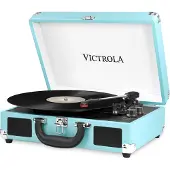 Victrola Kannettava levysoitin Bluetoothilla ja sisäänrakennetuilla kaiuttimilla