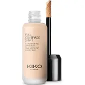 KIKO Milano Full Coverage 2-in-1 Nestemäinen meikkivoide 25 ml Warm Rose 01
