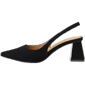 Bianco Biamaralyn Slingback Faux Suede - Black - 41