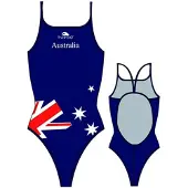 Turbo Australia Flag Ohut Olkaimet Uimapuku