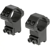 Leapers Inc. UTG Kikarsiktesfäste - 25mm High, 9-11mm Airgun Rings w/Stop Pin
