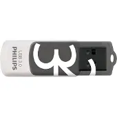 Philips FM32FD00B, 32 GB, USB A-tyyppi, 3.2 Gen 1 (3.1 Gen 1), Taittuva, 8 g, Musta, Valkoinen (FM32FD00B/00)
