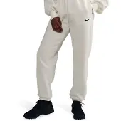 Nike Collegehousut Phoenix Fleece Oversized - Valkoinen/musta Nainen, koko Large
