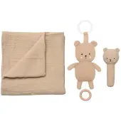 Jabadabado Teddy Viltti Lahjapakkaus, Beige