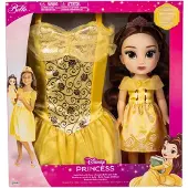 JAKKS Pacific Kaunotar Ja Hirviö Disney Belle + Pukeutumisnukke 38 Cm