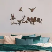 Hobby Hall Seinäkoriste Rusty Birds 2, 1 kpl