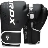RDX Sports F6 Kara Keinonahkaiset Nyrkkeilyhanskat