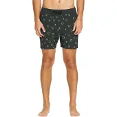 Volcom Lido Print Trunk 16 Surffishortsit harmaa, S