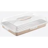 Hobby Hall DUNYA suorakaiteen muotoinen kakkuastia 44,5x30x9,5cm