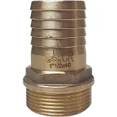 Maestrini M 1 1/4´´ Messinki Kromattu Suora Liitin 40 Mm