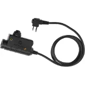 EARMOR M51 Tactical Ptt Motorola Two Pin Radiolaitteet
