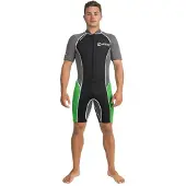 Abysstar Surf 2.5 Mm Lyhythihainen Shorty-märkäpuku Etuvetoketjulla