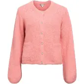 Object Objsaggia Re L/S Knit Cardigan Noos - Pink - M