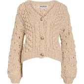 Vila Rouamelia Ls V-Neck Cardigan - Beige - XS