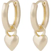 Sno of sweden Lovely Ring Pendant Ear Plain Gold Onesize